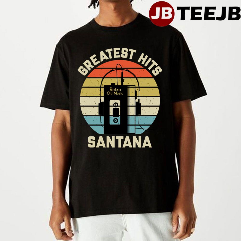 Retro Greatest Hits Santana Unisex T-Shirt