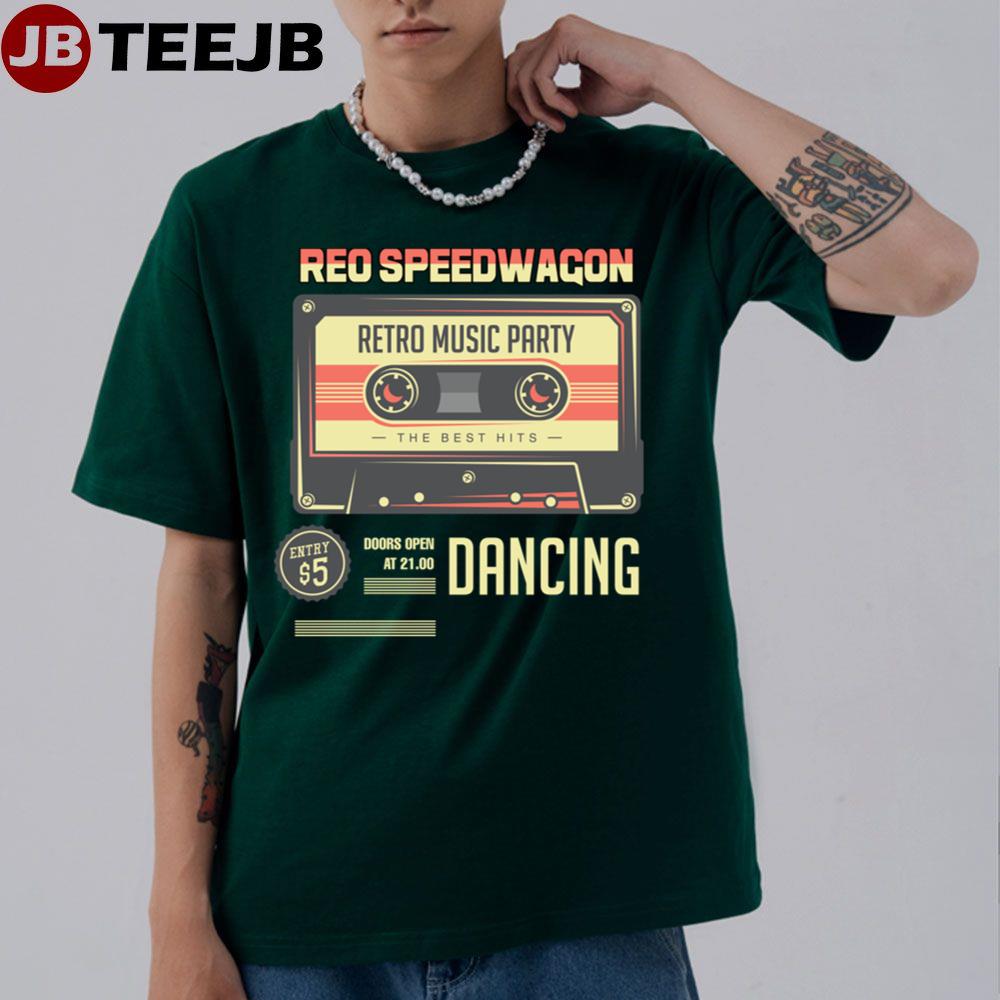 Retro Music Party Reo Speedwagon Unisex T-Shirt