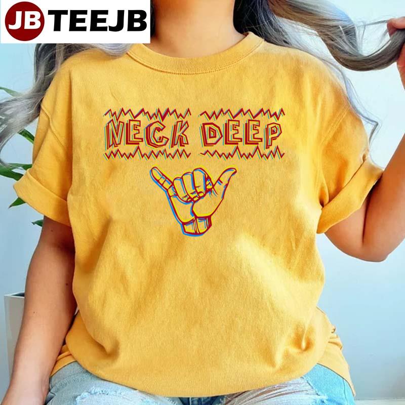 Retro Neck Deep Unisex T-Shirt