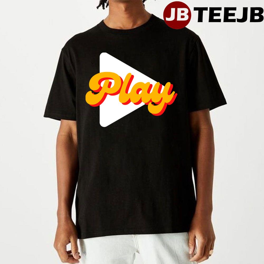 Retro Play Game Button Unisex T-Shirt