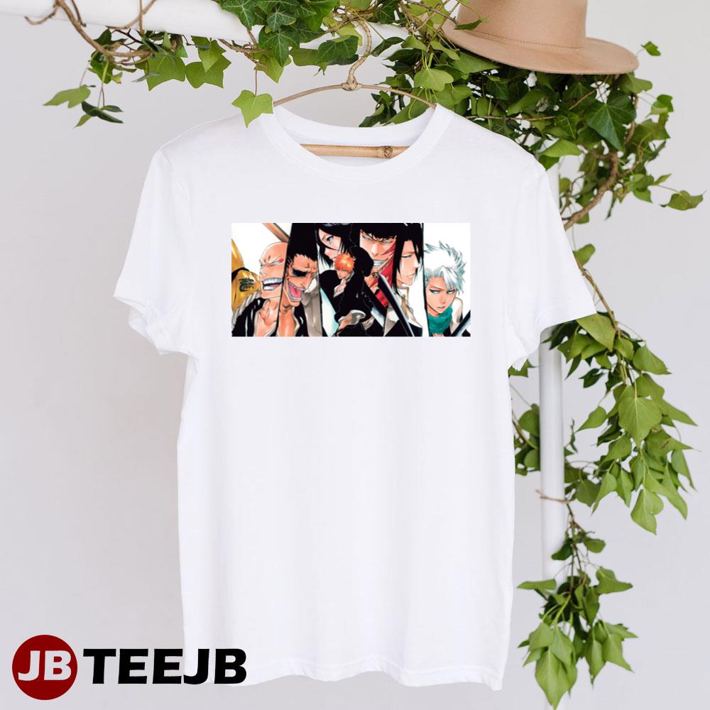 Retro Style Ichigo And Gotei Bleach Unisex T-Shirt