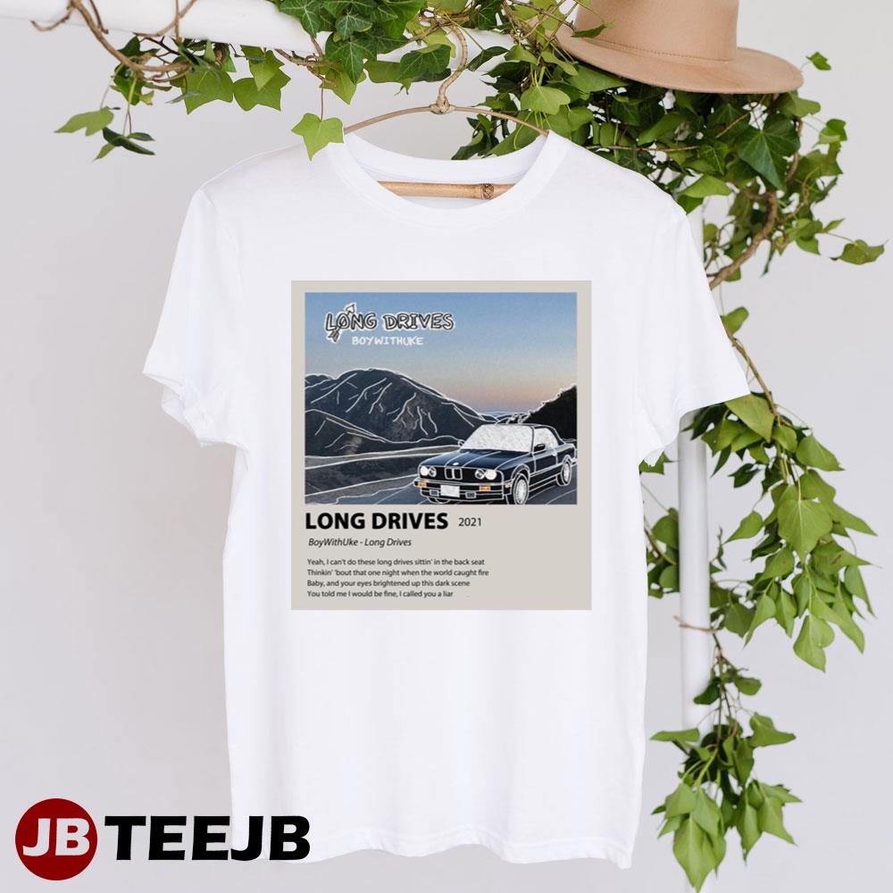 Retro Style Long Drives Boy With Uke Unisex T-Shirt