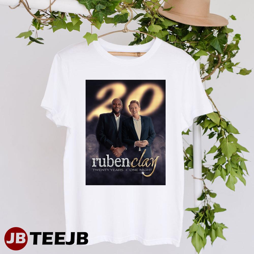 Ruben And Clay Aiken Twenty Years One Night 2023 Unisex T-Shirt