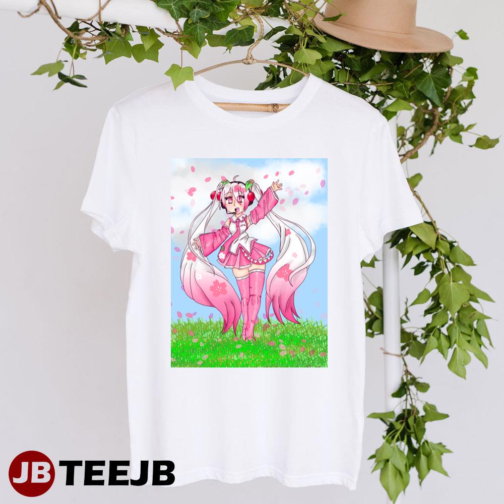 Sakura Hatsune Miku Vocaloid Unisex T-Shirt