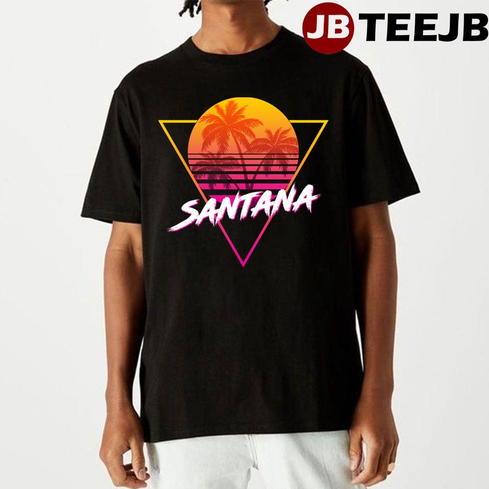 Santana Neon 80s Sunset Unisex T-Shirt