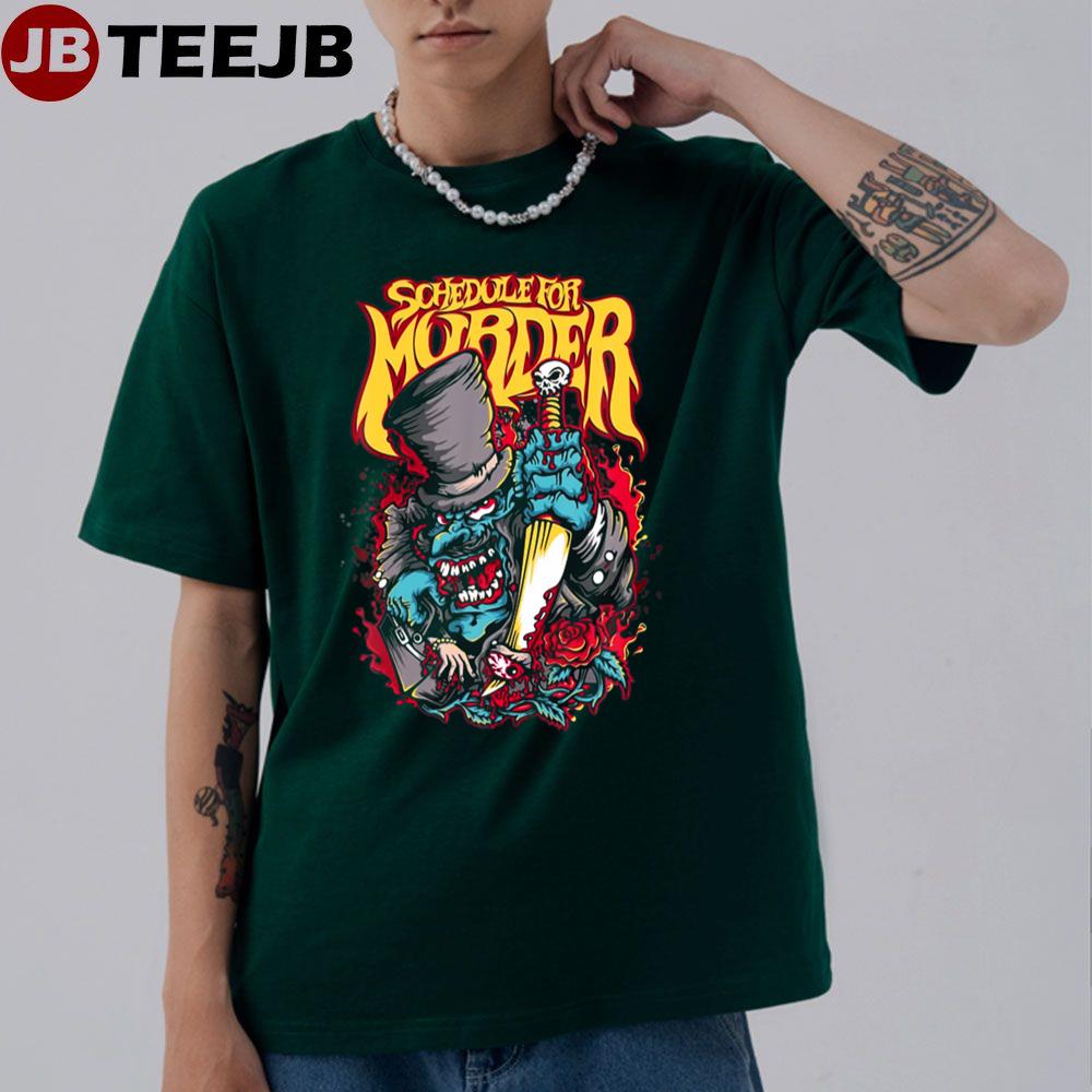 Schedule For Murder Horror Killer Halloween Unisex T-Shirt