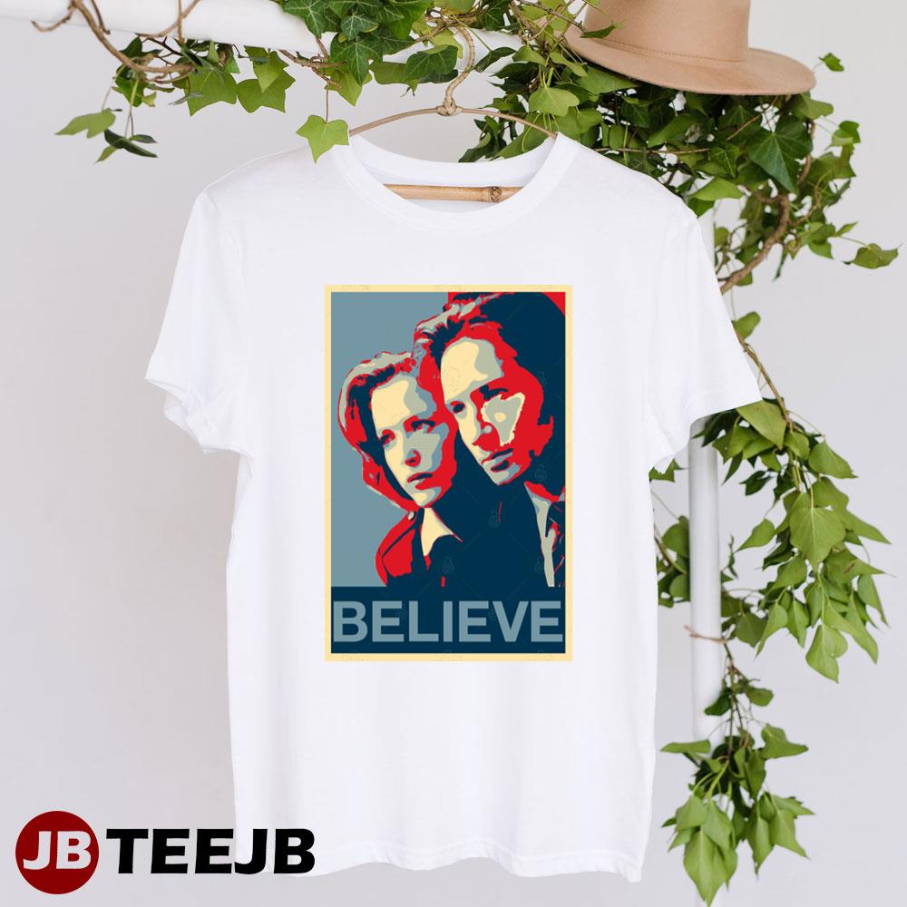 Scully And Mulder Believe X- Files Unisex T-Shirt