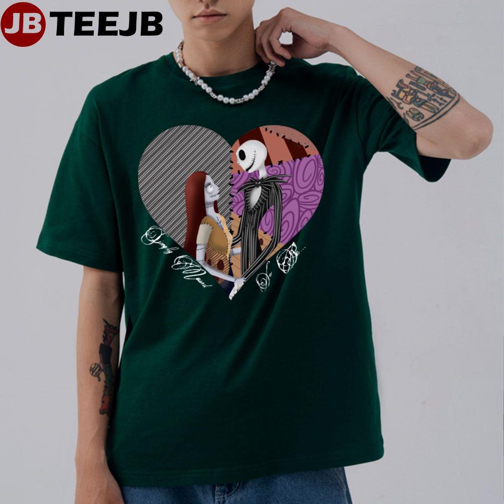 Simply Meant To Be Love Jack And Sally Unisex T-Shirt