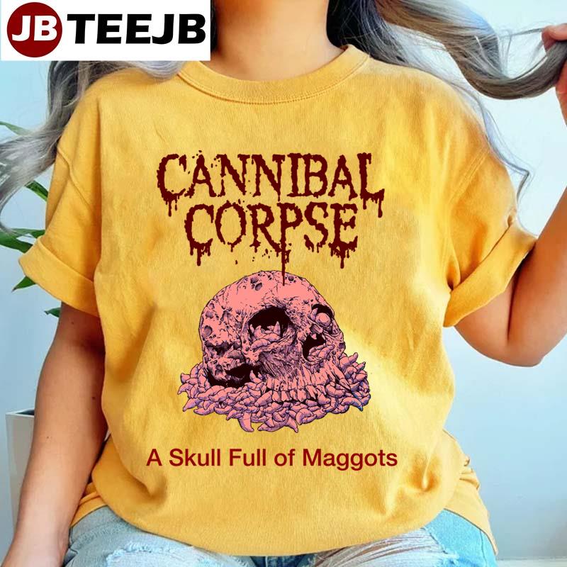 Skull Full Of Maggots Cannibal Corpse Unisex T-Shirt