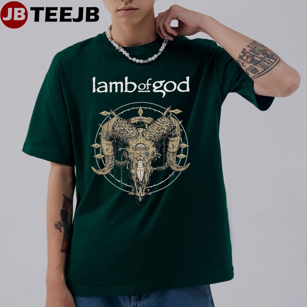 Skull Goat Lamb Of God Unisex T-Shirt