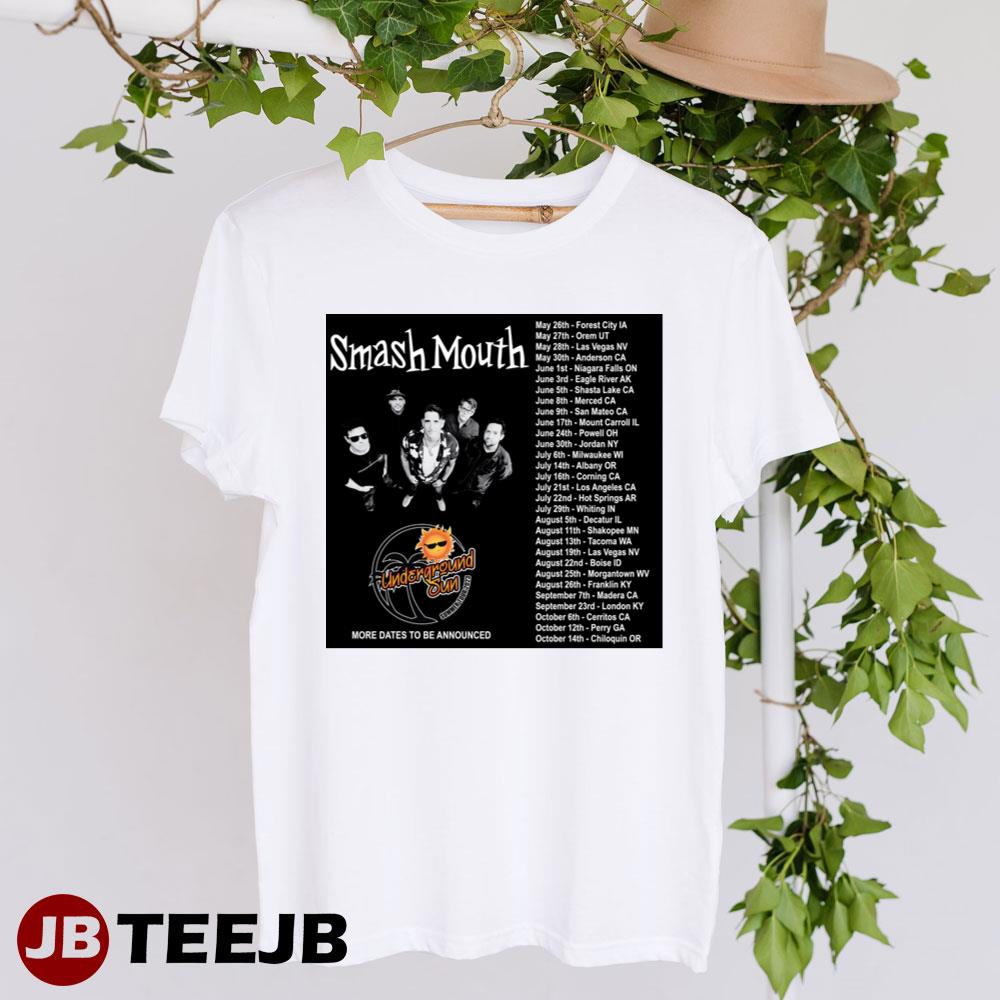 Smash Mouth Underground Sun Tour Dates 2023 Unisex T-Shirt