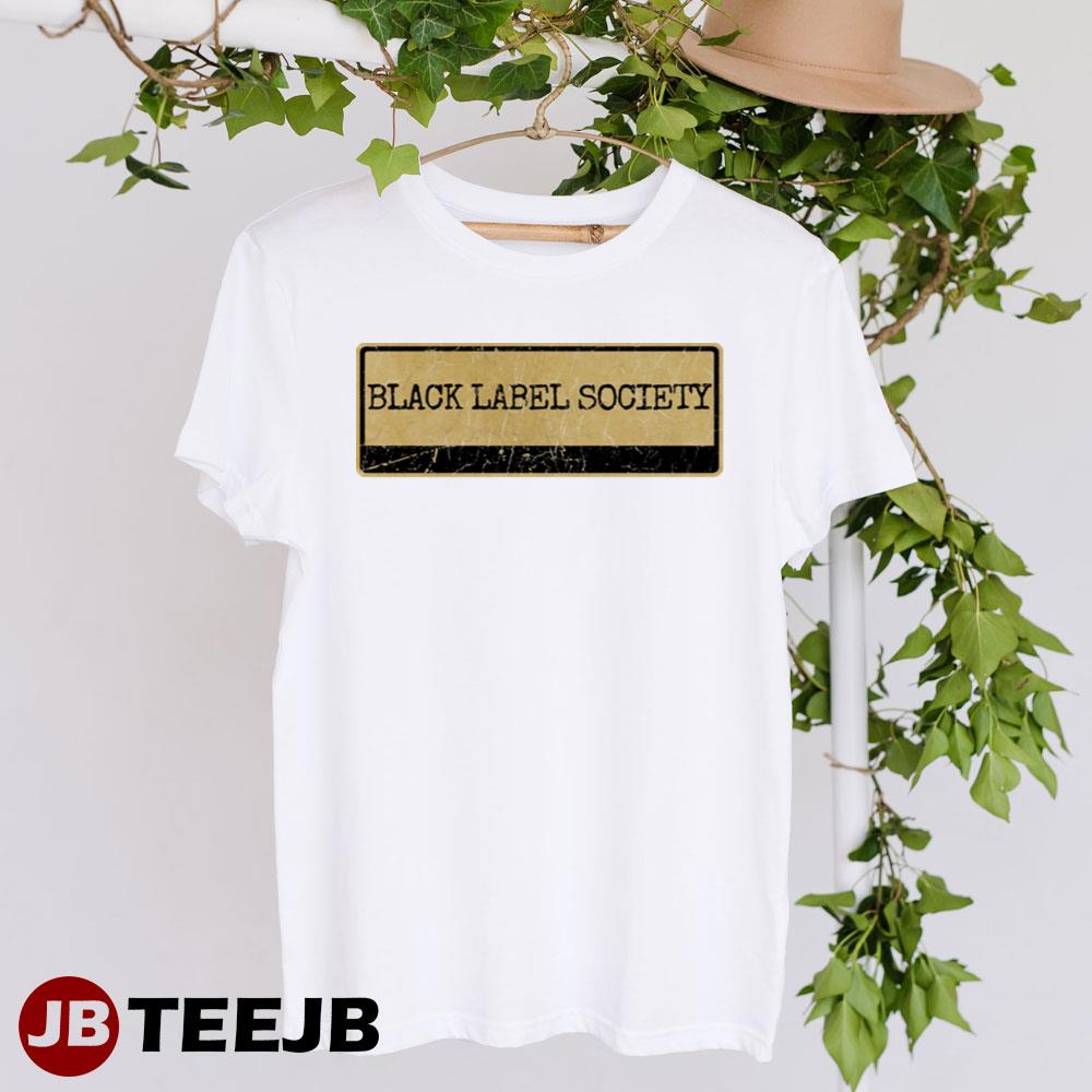 Aliska Text Black Retro Black Label Society Unisex T-Shirt