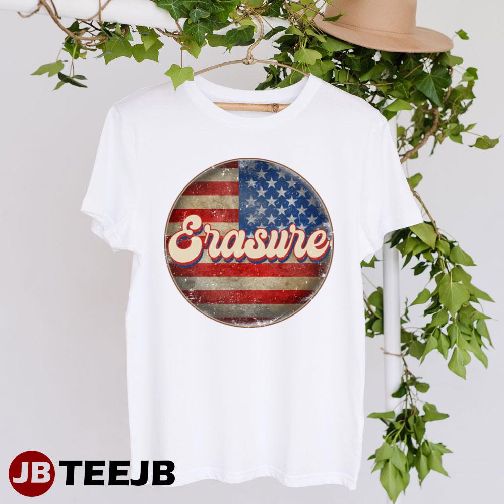 American Flag Erasure Unisex T-Shirt