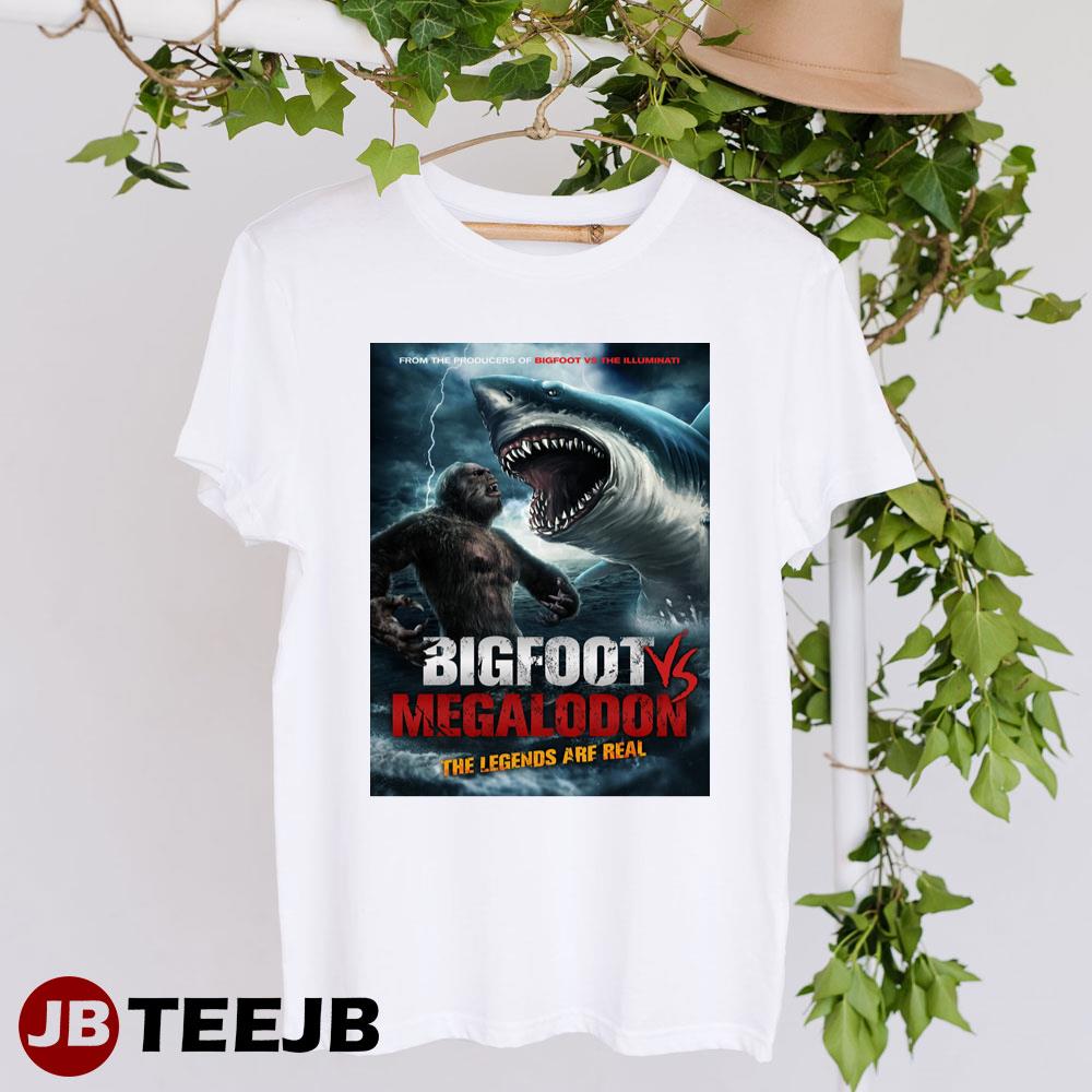 Bigfoot Vs Megalodon Wes Bruff Carl Folds Movie Unisex T-Shirt