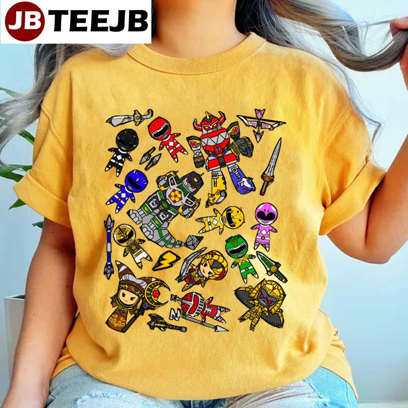 Chibi Power Rangers Unisex T-Shirt