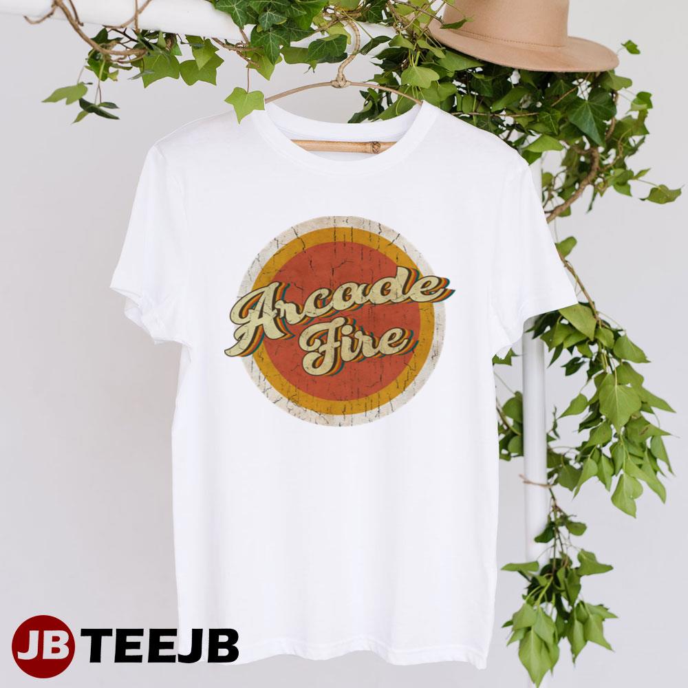 Circle Vintage Arcade Fire Unisex T-Shirt