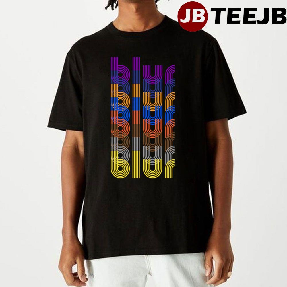 Colours Repeating Blur Unisex T-Shirt