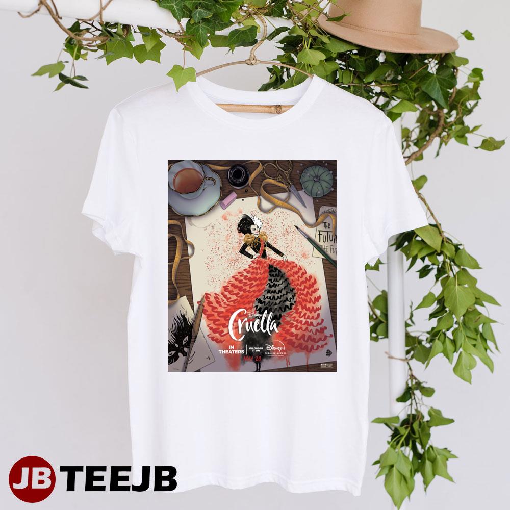 Disney Cruella Emma Stone Cruella De Vil Movie Unisex T-Shirt