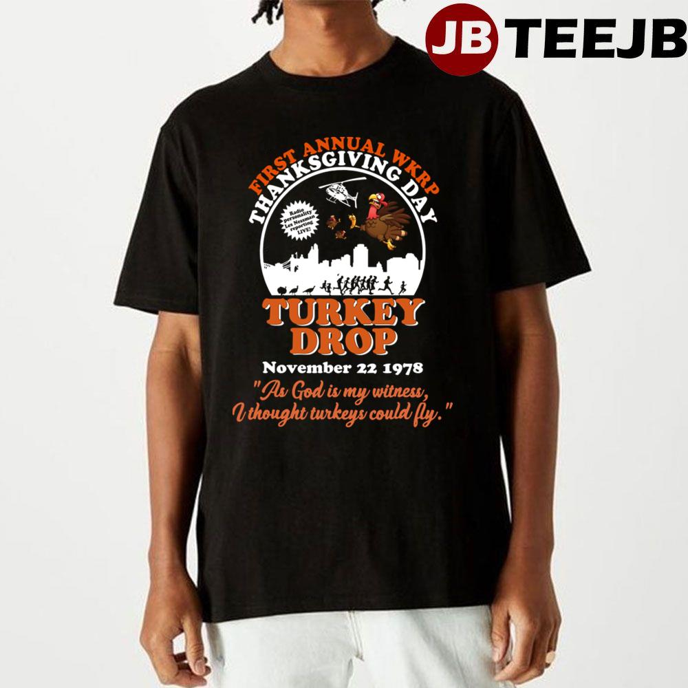 First Annual Wkrp Thanksgiving Day Turkey Drop Unisex T-Shirt