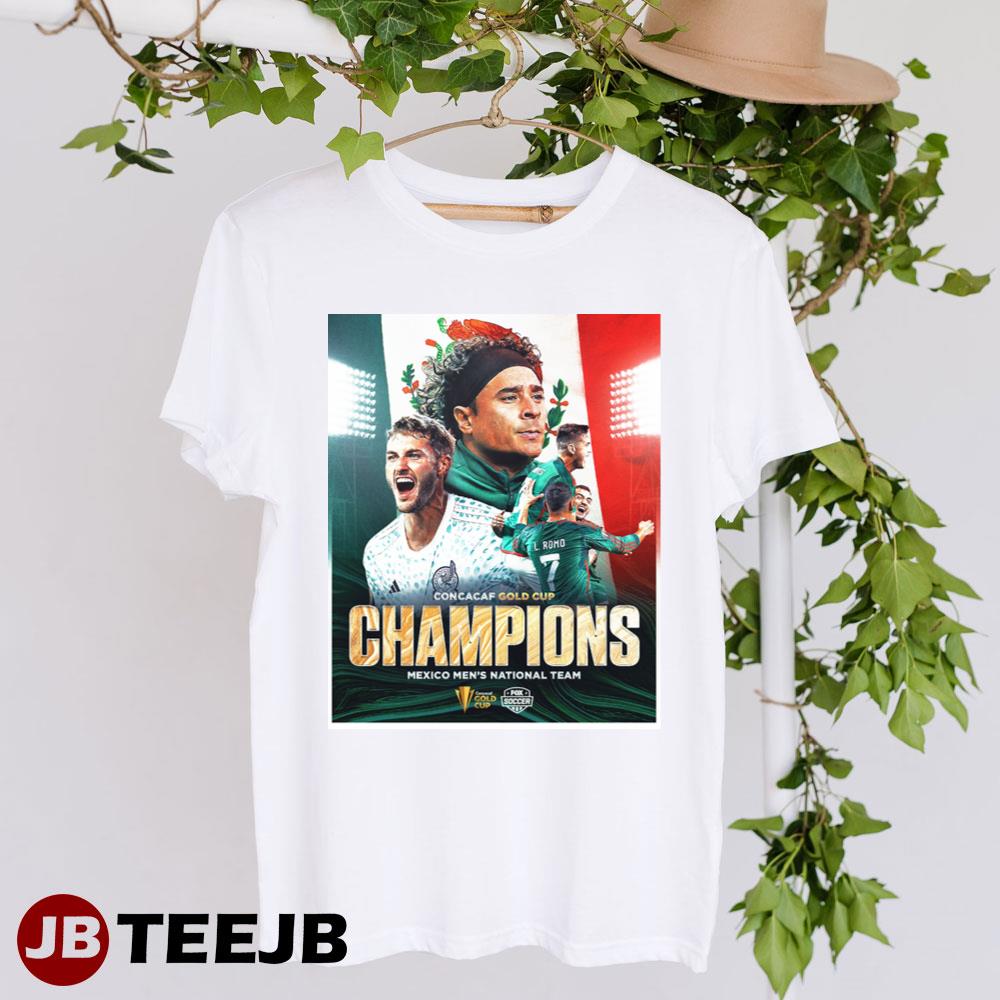 Gold Cup Champions Mexico Men’s Nationl Team Unisex T-Shirt