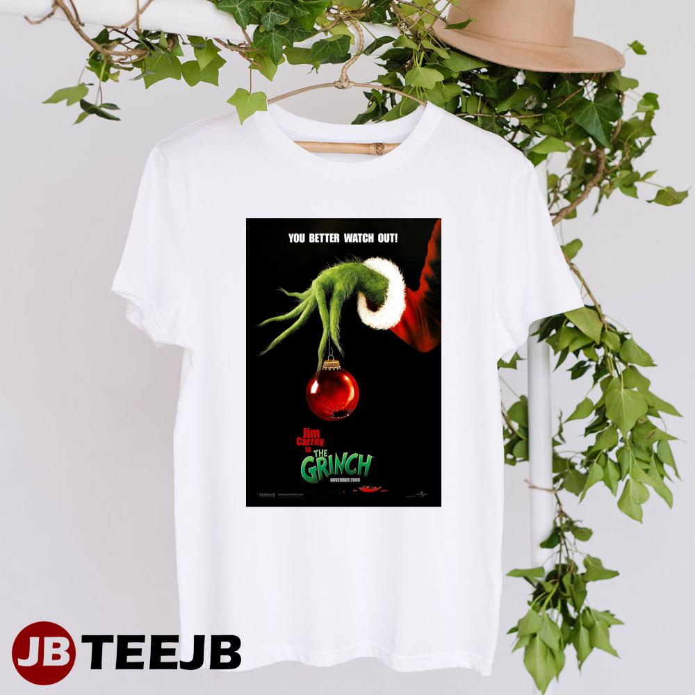 How The Grinch Stole Christmas Jim Carrey Ron Howard Art Movie Unisex T-Shirt