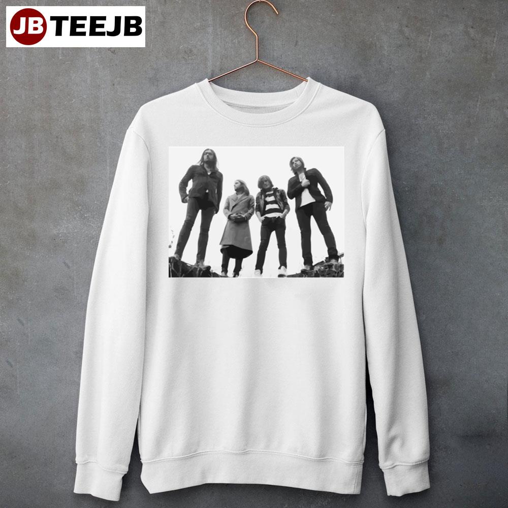 Kings Of Leon Grayscale Illustration Unisex Sweatshirt