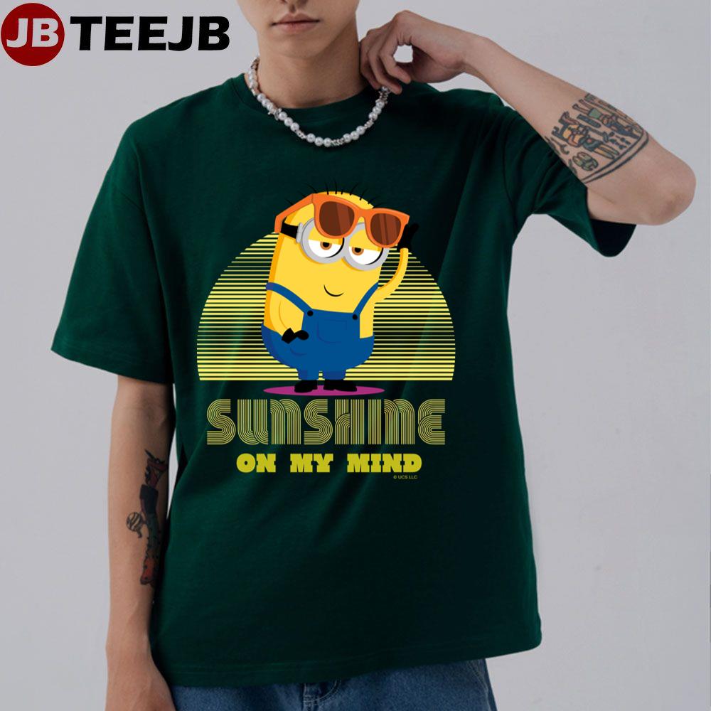 Minions The Rise Of Gru Sunshine On My Mind Unisex T-Shirt