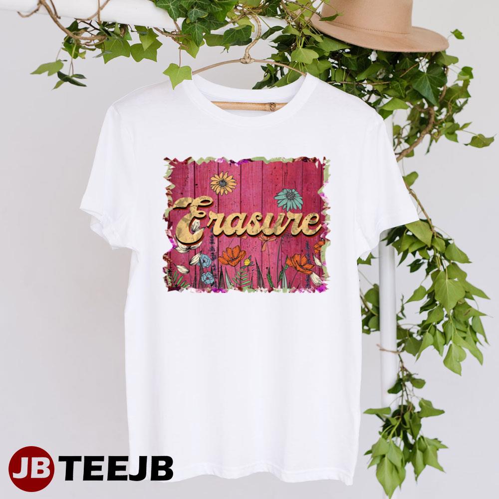 Personalized Flowers Erasure Unisex T-Shirt