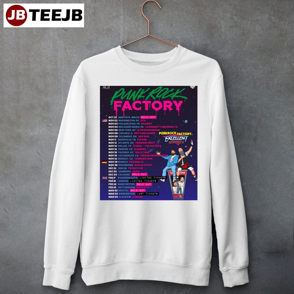 Punk Rock Factory Tour Dates Unisex T-Shirt