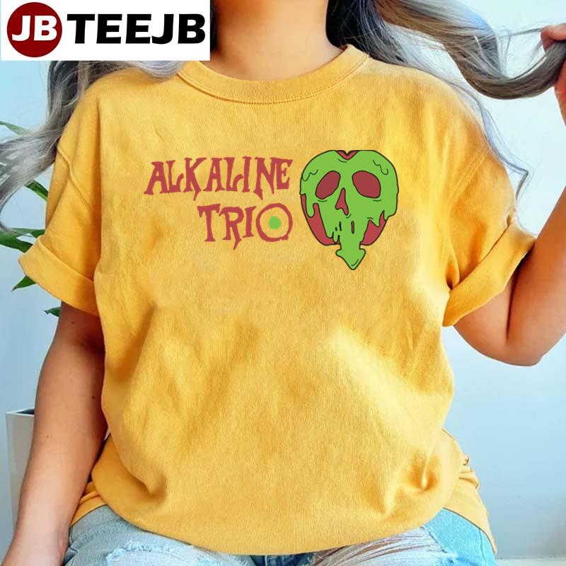 Red Art Green Skull Alkaline Trio Unisex T-Shirt