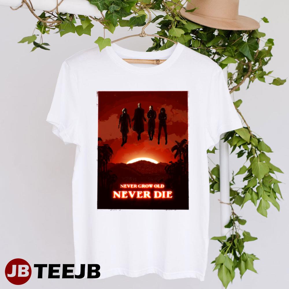 Red Art Never Grow Old The Lost Boys Unisex T-Shirt