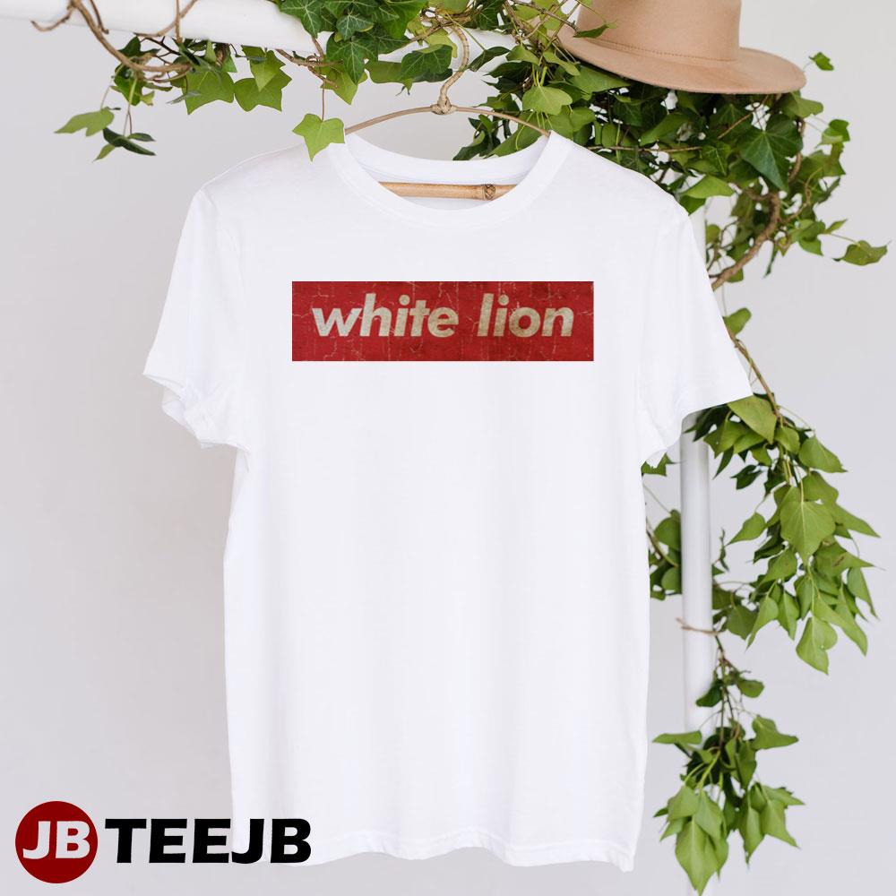 Red Art White Lion Unisex T-Shirt