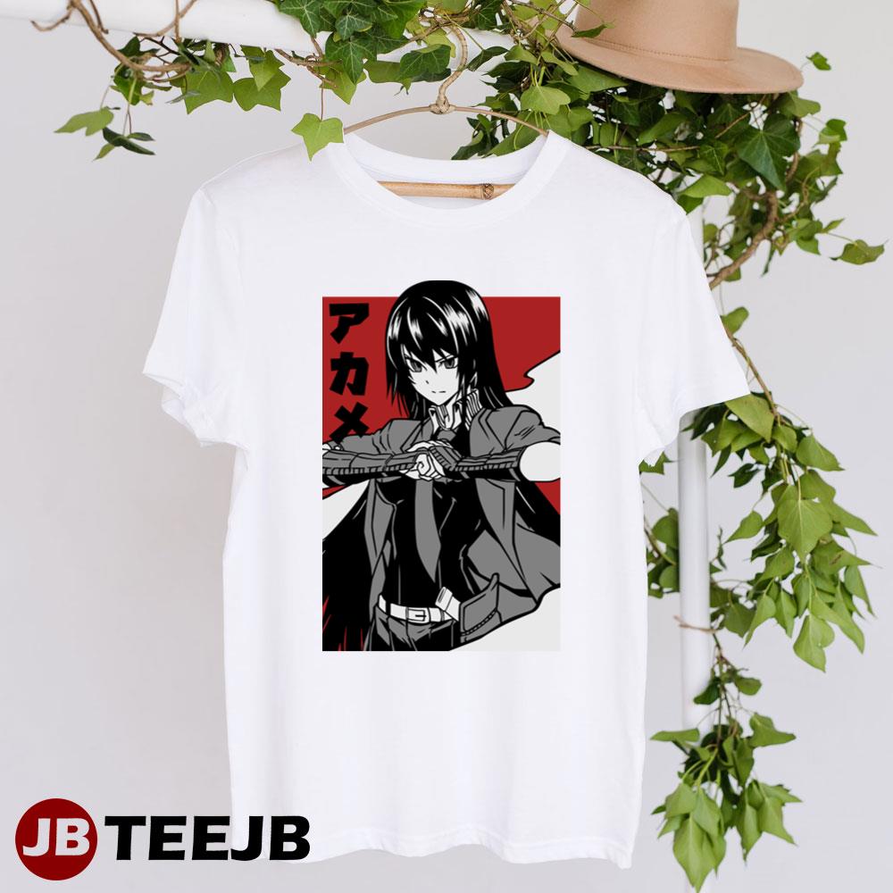 Red Black Art Akame Ga Kill Unisex T-Shirt