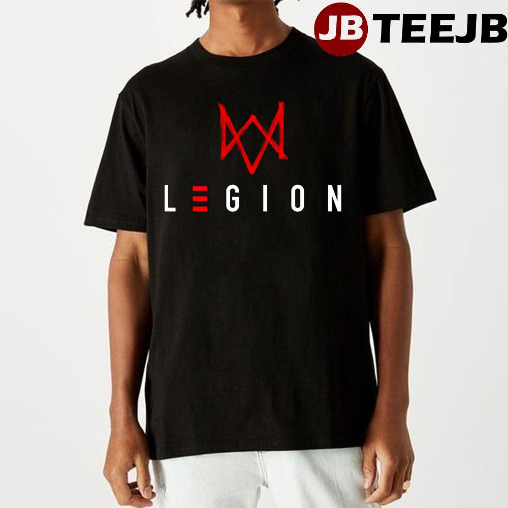 Red Logo Watch Dogs Legion Unisex T-Shirt