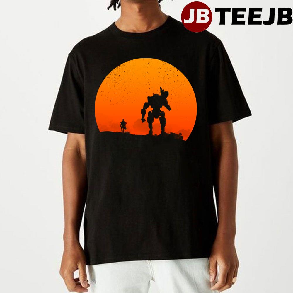 Red Moon Pilot And Titanfall Unisex T-Shirt