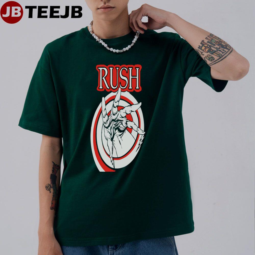 Red White Rush Band Unisex T-Shirt