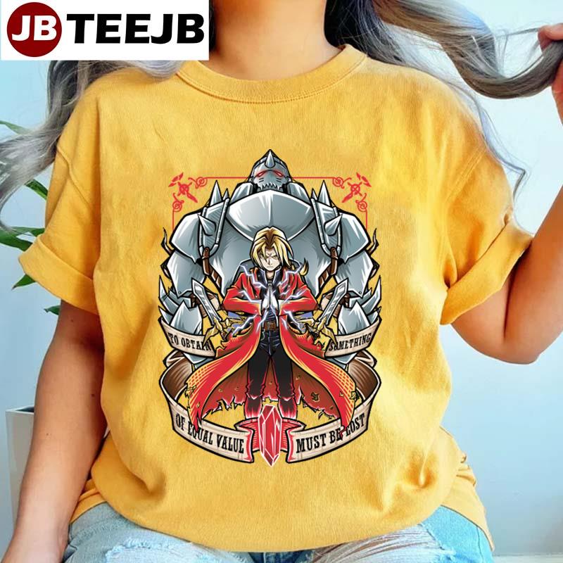 Retro Art Brother Hood Fullmetal Alchemist Unisex T-Shirt