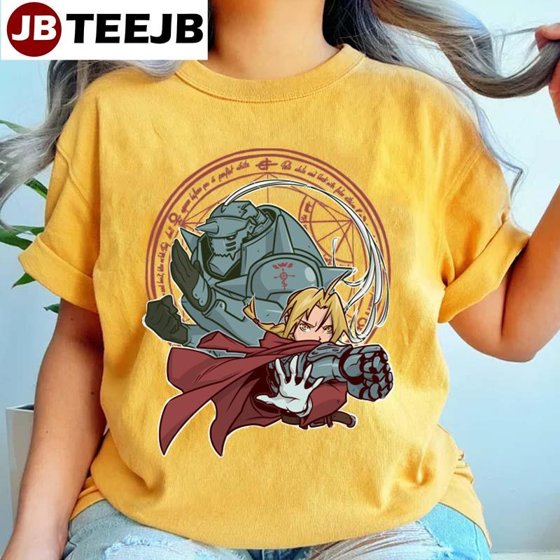 Retro Art Elric Bros Fullmetal Alchemist Unisex T-Shirt