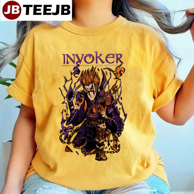 Retro Art Invoker Dota 2 Anime Unisex T-Shirt