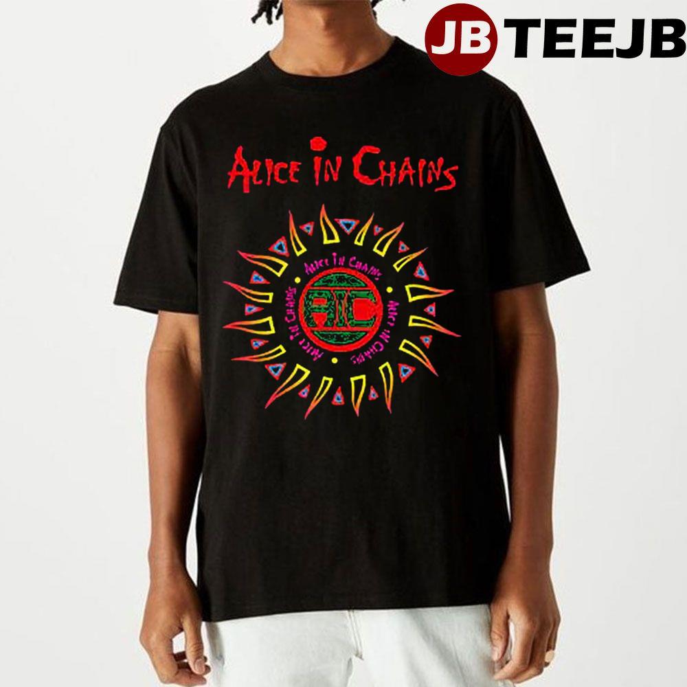 Retro Art Style Sun Alice In Chains Unisex T-Shirt