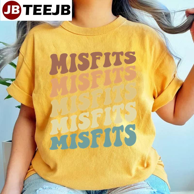 Retro Color Text Misfits Logo Unisex T-Shirt