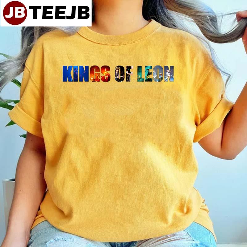 Retro Text Sing Kings Of Leon Unisex T-Shirt