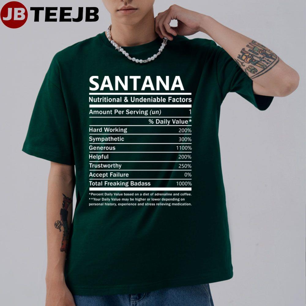 Santana Nutritional Factor Unisex T-Shirt