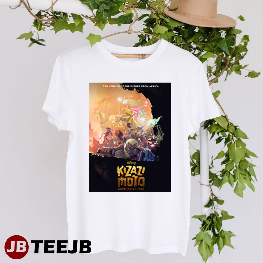 Ten Stories Of The Future From Africa  Kizazi Moto Generation Fire (Series) 2023 Movie Trending Unisex T-Shirt