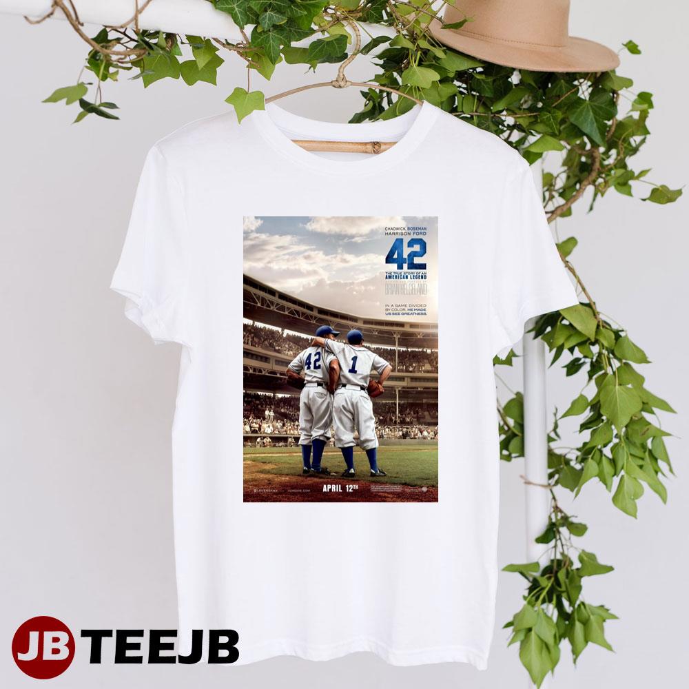 42 Chadwick Boseman Jackie Robinson Unisex T-Shirt