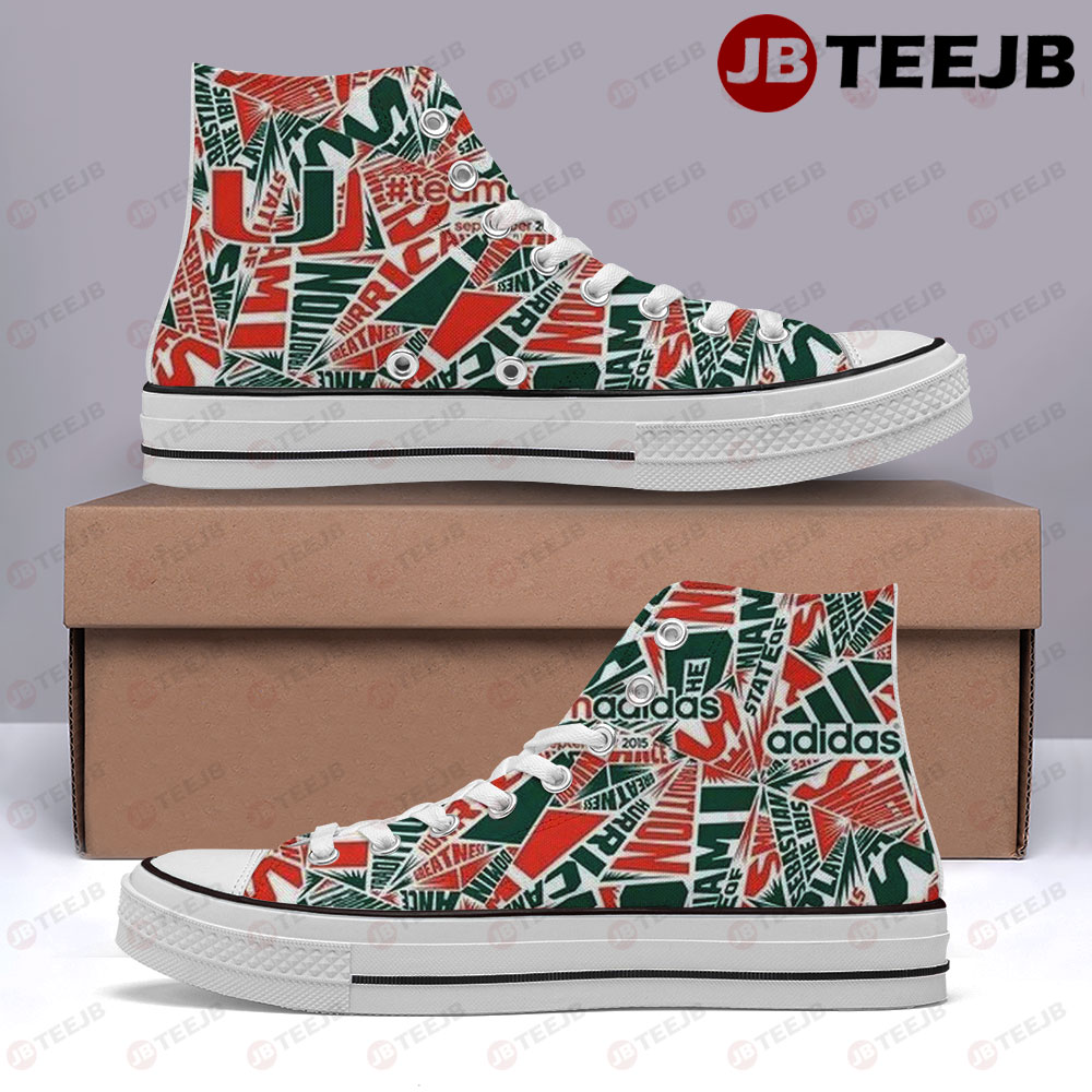Adidas Pattern Version 15 High Top Retro Canvas Shoes