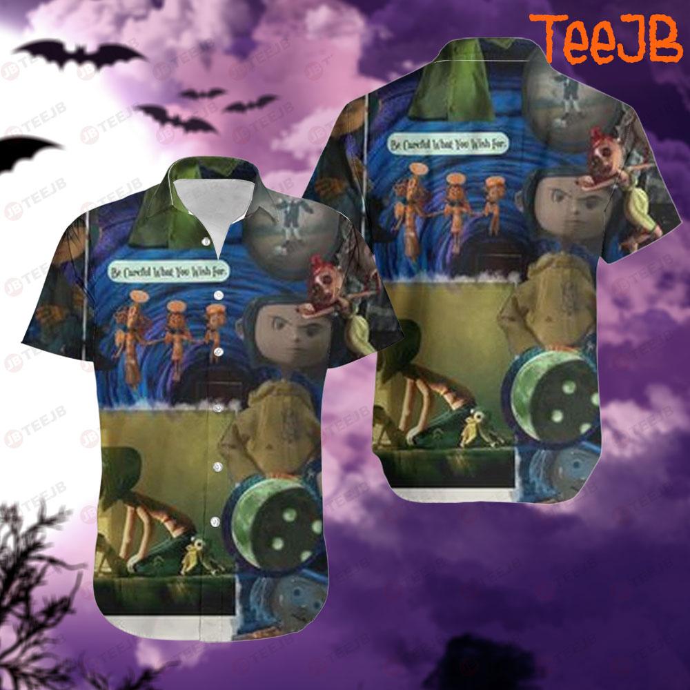 All Team Coraline Movie Halloween TeeJB Hawaii Shirt