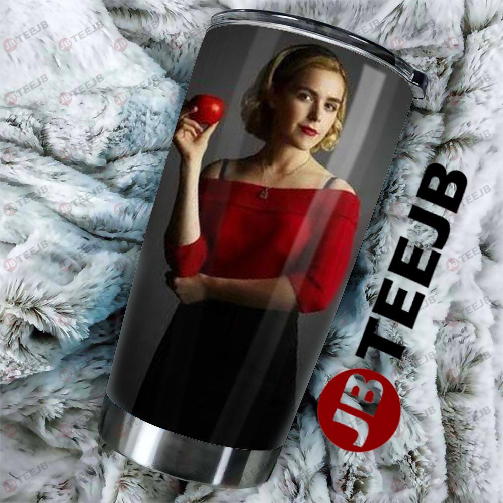 Apple With Chilling Adventures Of Sabrina Halloween TeeJB Tumbler