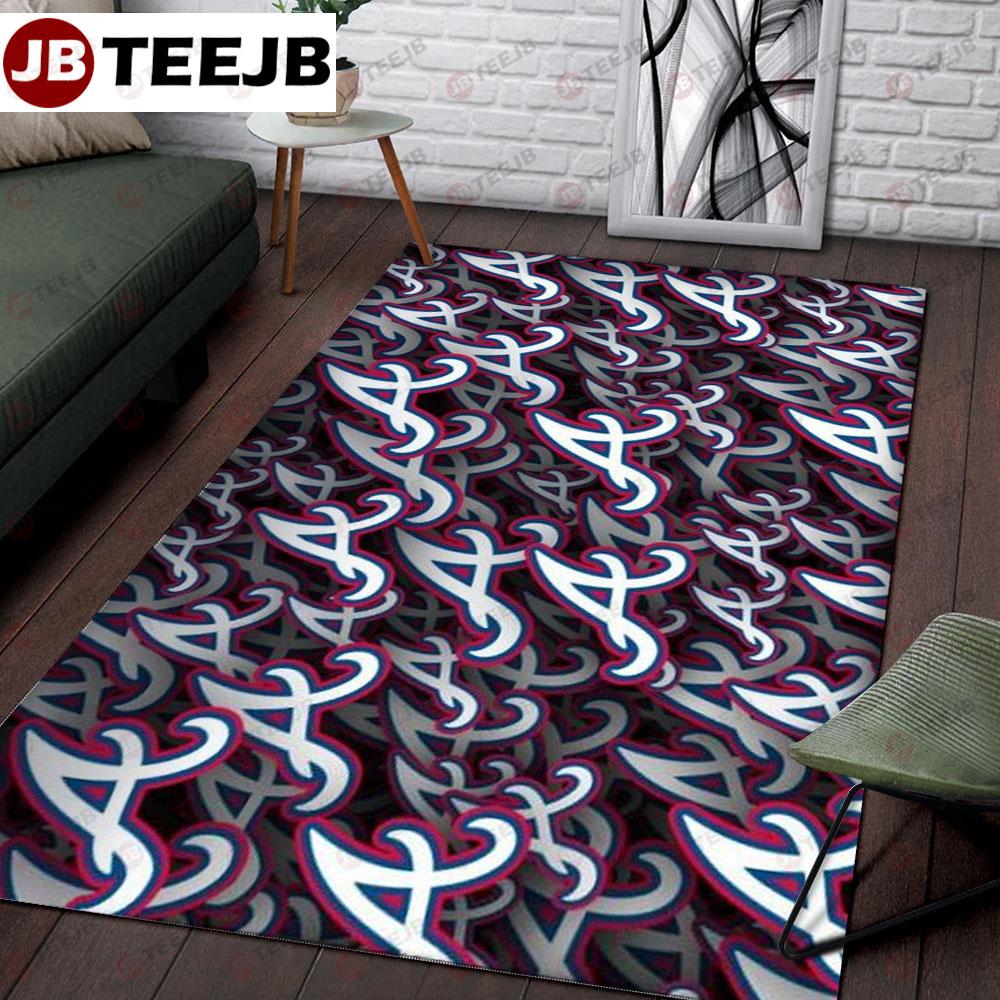 Atlanta Braves 23 American Sports Teams TeeJB Rug Rectangle