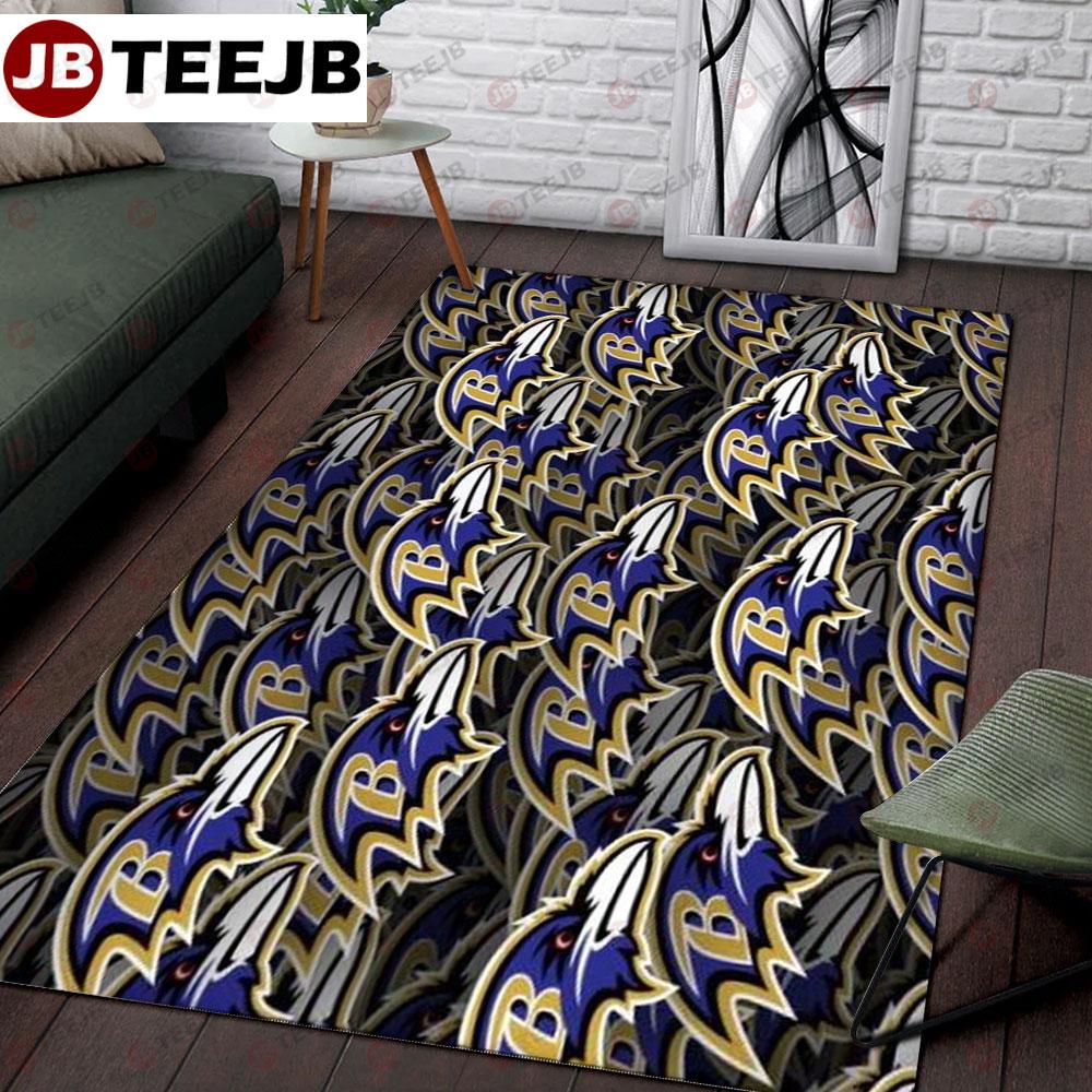 Baltimore Ravens American Sports Teams TeeJB Rug Rectangle